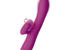 Whirl Silicone Rabbit Vibrator with Rotating Ticklers