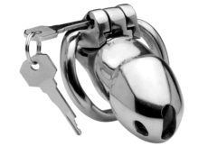 Rikers 24-7 Stainless Steel Locking Chastity Cage