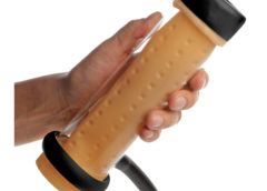 Milker Cylinder with Textured Sleeve Sex Machine Accessory