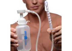 Pump Action Enema Bottle with Nozzle