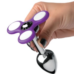 Light Up Fidget Spinner Anal Plug