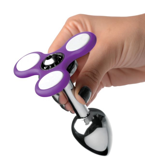 Light Up Fidget Spinner Anal Plug