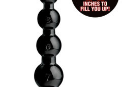 Hosed 19 Inch Graduated Bead Anal Snake