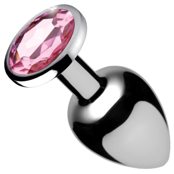 Pink Gem Anal Plug- Small