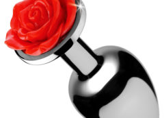 Red Rose Anal Plug- Small