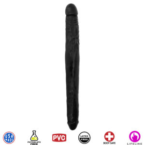 JOCK 16 Inch Tapered Double Dong Black