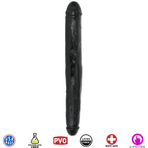 JOCK 18 Inch Tapered Double Dong Black