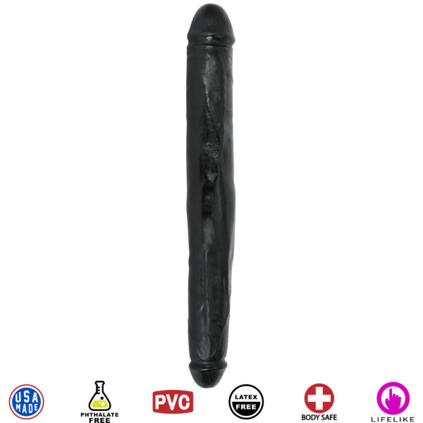 JOCK 18 Inch Tapered Double Dong Black