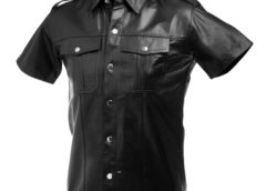 Lambskin Leather Police Shirt - XL