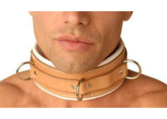 Strict Leather Padded Hospital Style Restraint Collar