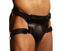 Strict Leather Locking Chastity Belt