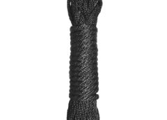 Premium Black Nylon Bondage Rope- 10 Feet