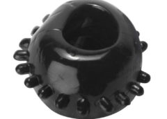 2 Gummy Cock Rings- Black