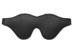 Strict Leather Black Fleece Lined Blindfold