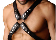 Strict Leather 4 Strap Chest Harness - ML