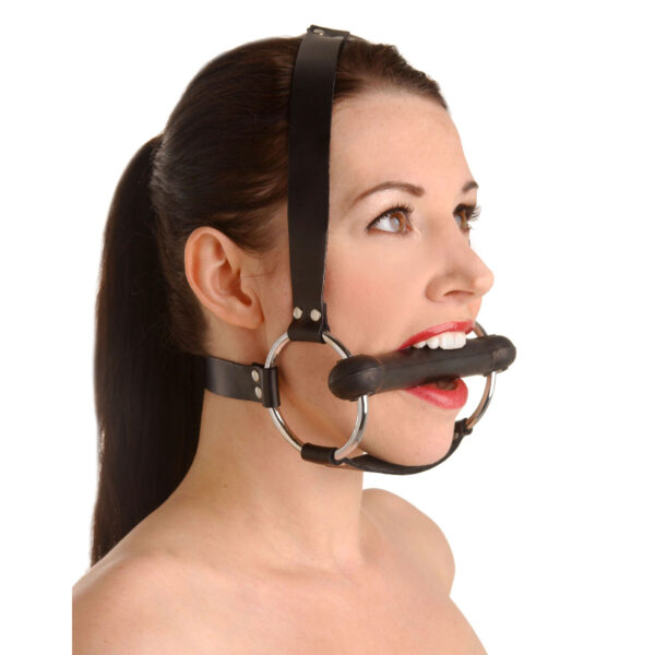 Strict Leather Locking Silicone Trainer Gag