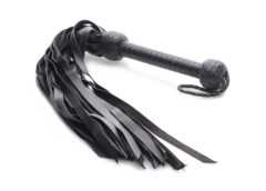 Strict Leather Premium Deerskin Flogger- Black