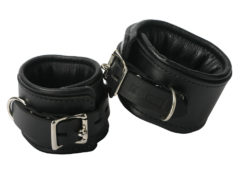 Strict Leather Padded Premium Locking Ankle Restraints