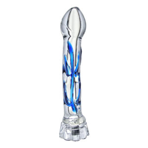 Chakra Illuminating Glass Dildo