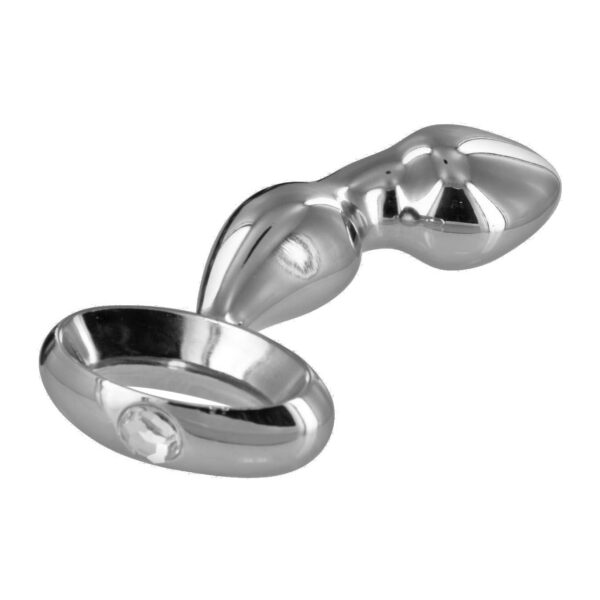 Jeweled Prostate Steel Plug- Chrome
